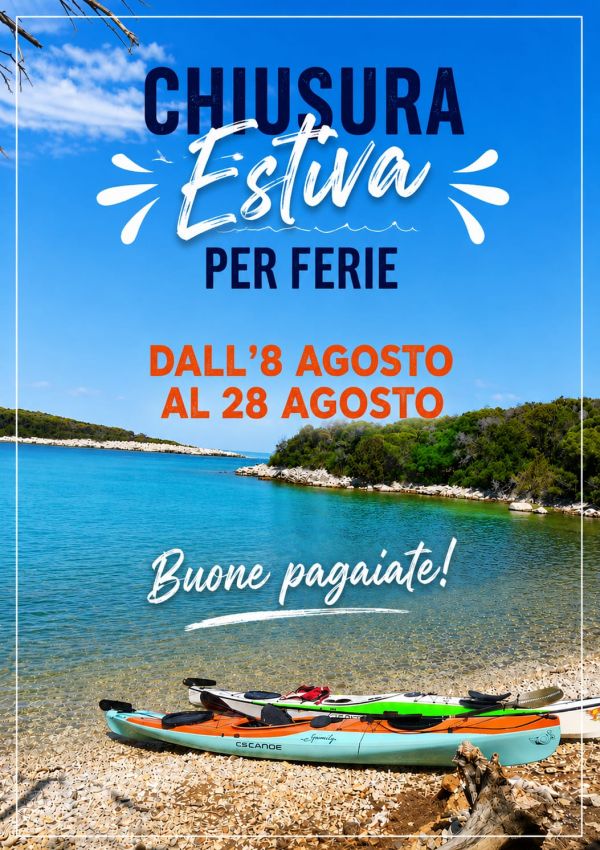 chiusura estiva chiusura estiva